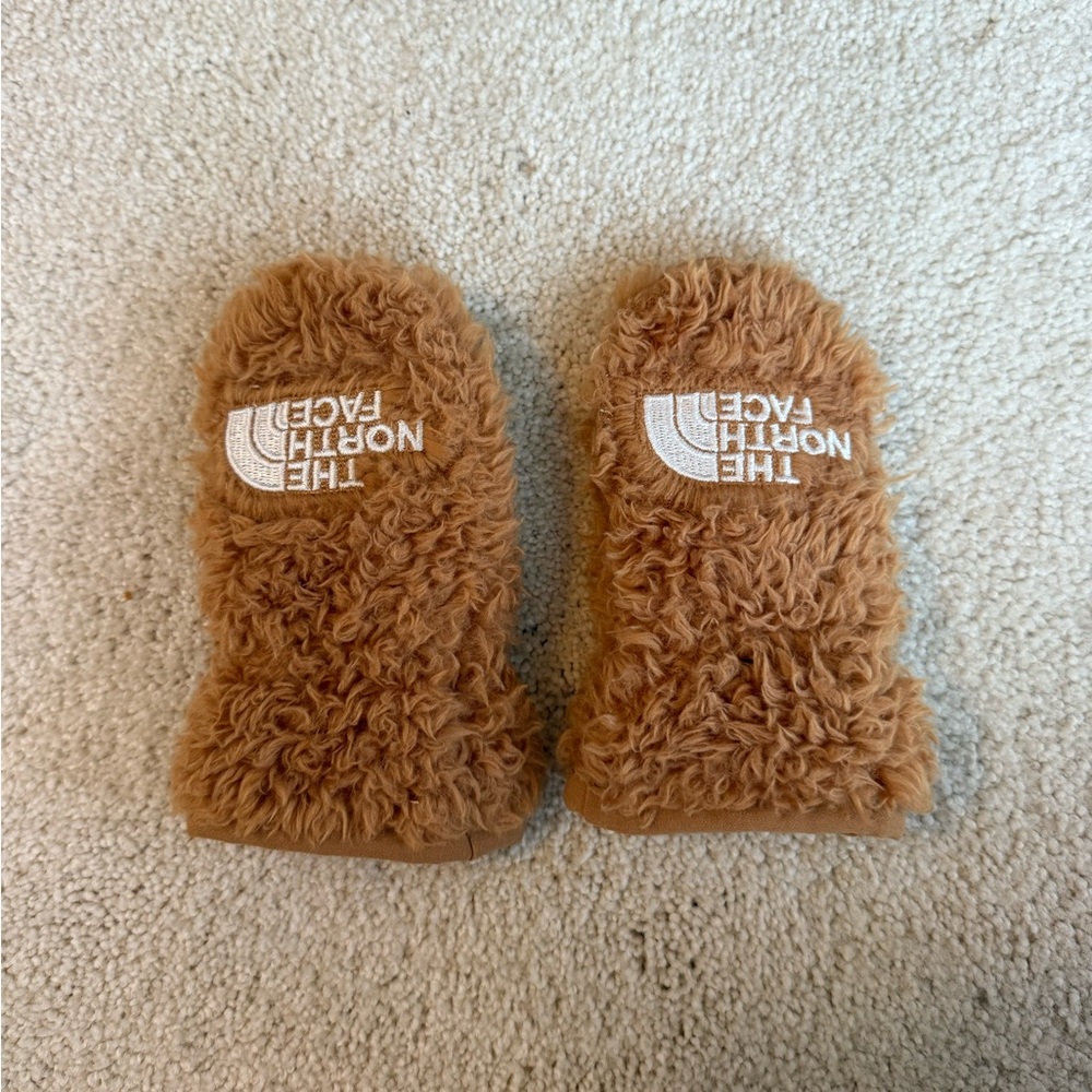 The North Face Baby Bear Suave Oso Mittens Brown 6-24M size